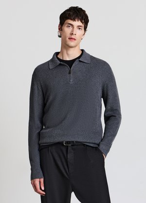 Calliope Polo - grigio scuro melange