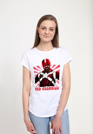 BLACK WIDOW: MOVIE SUPER SOLDIER GRADIENT - Print T-shirt - white
