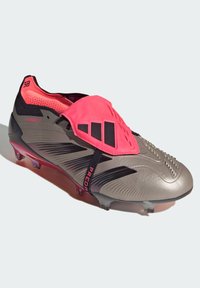 adidas Performance PREDATOR ELITE FT FG - Futbola apavi, cieta zeme - platinum metallic   aurora black   carbon