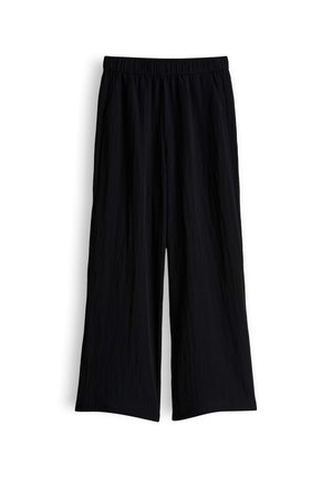 someday., WIDE LEG CRINKLE - Stoffhose - black