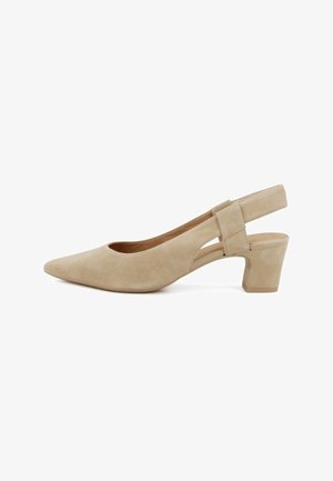 Unisa, SLING BACK JAVEA - Decolleté - beige