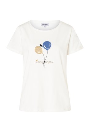 KURZARM - Print T-shirt - off white