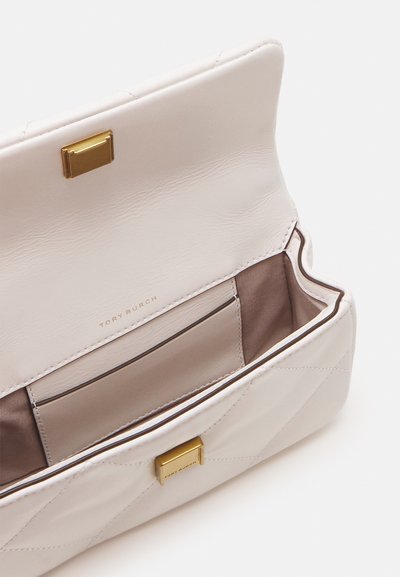 Tory Burch KIRA QUILT MINI FLAP BAG - Ülerinna-kott - blanc