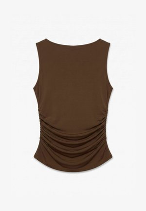 Vero Moda, TOP VMHANNA TOP - Top - dark earth