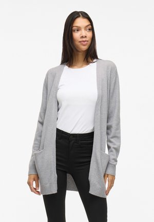 VIRIL OPEN  - Cardigan - light grey melange