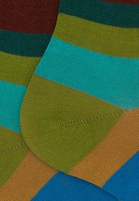 Gallo STRIPE PATTERN - Socks - erba cioccolato
