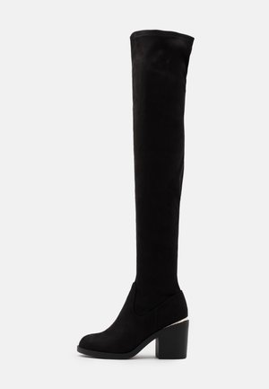 Over-the-knee boots - black