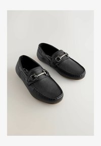 Non sélectionné, black leather snaffle