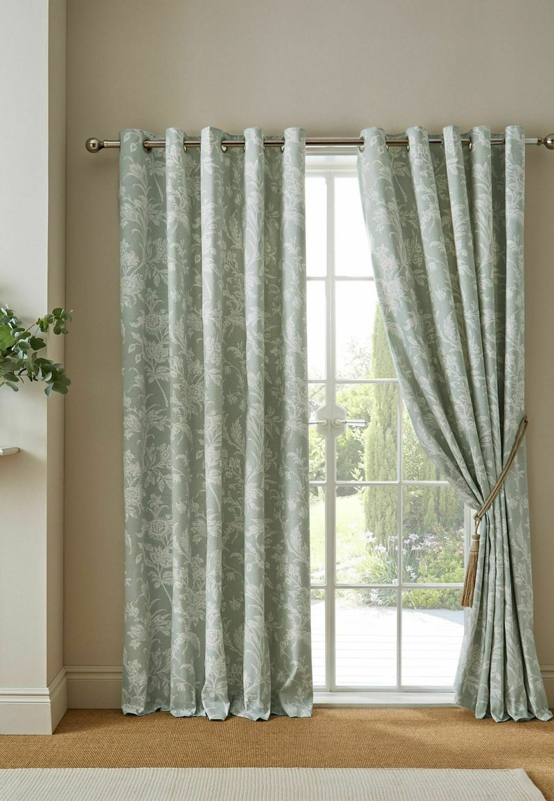 Laura Ashley LAURA ASHLEY LLOYD BLACKOUT EYELET CURTAINS- - Curtains ...