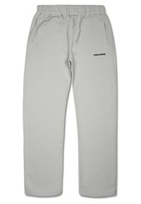 LOGO WIDE PANTS - Pantaloni de trening - vintage light grey/black gum