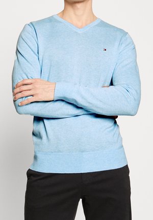 Strickpullover - light blue