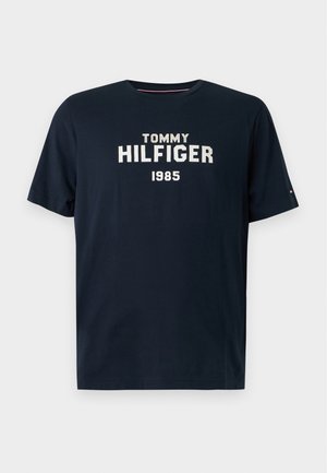 Tommy Hilfiger, BRAND LOVE STACK TEE - Тениска с щампа - navy blue