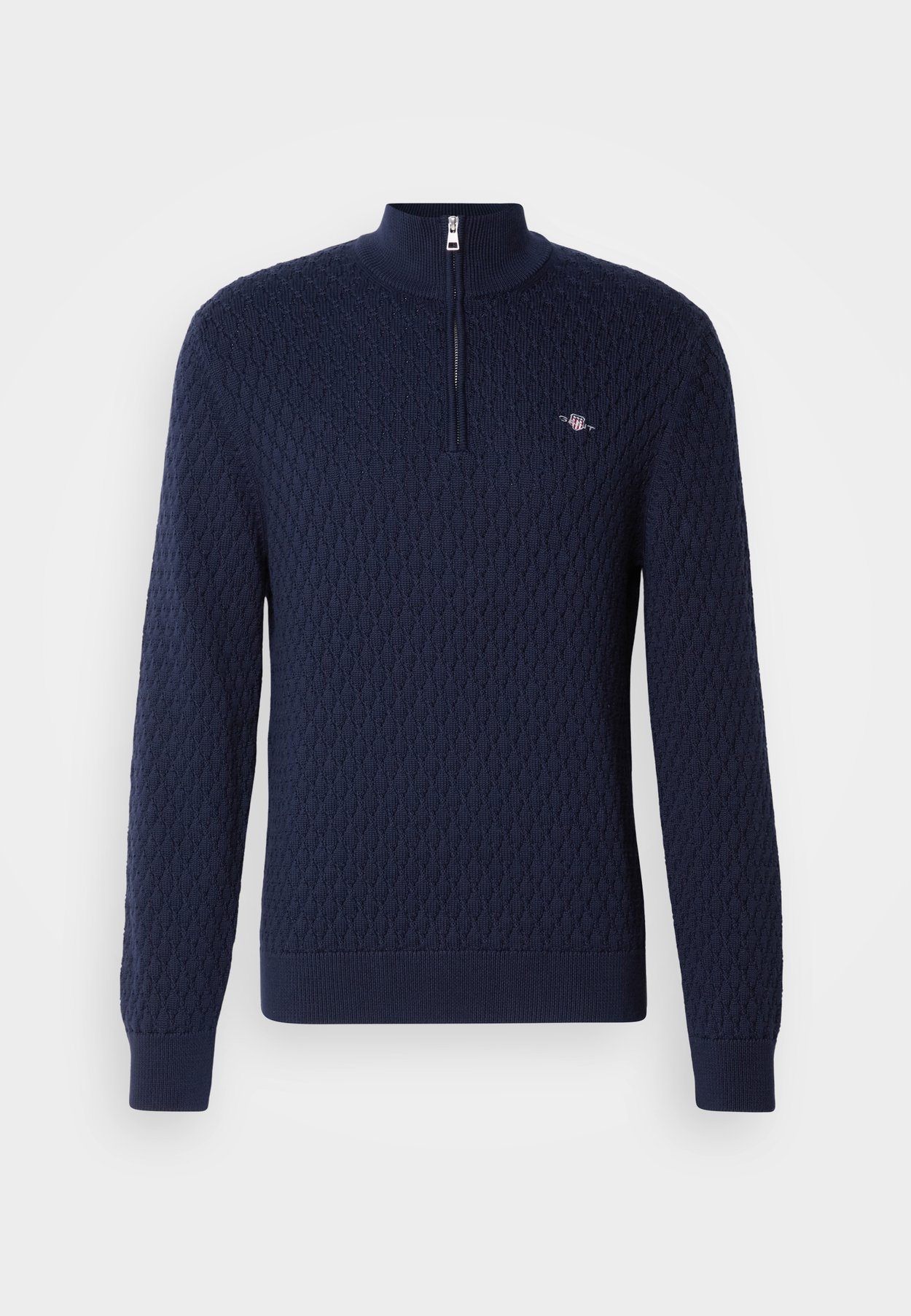 TEXTURED HALF ZIP