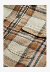 Unselected, beige cream check