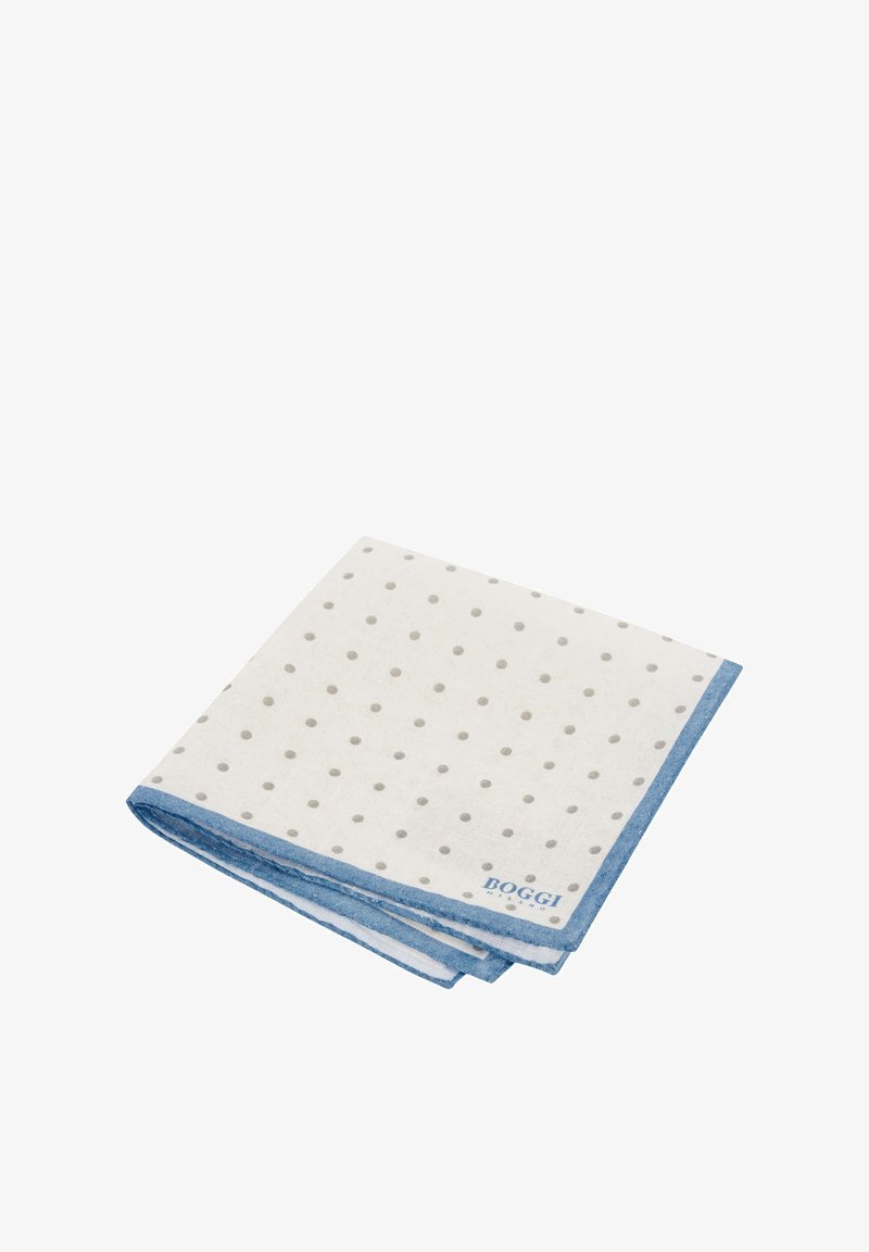 Boggi Milano POLKA DOT - Ozdobná vreckovka - cream