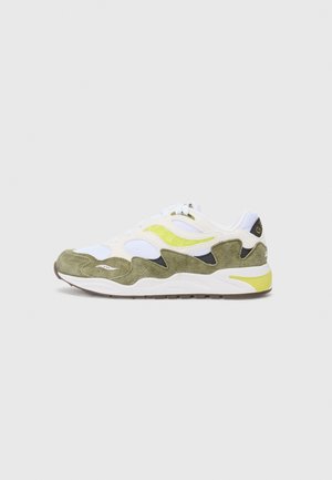 GRID SHADOW UNISEX - Sneakers basse - white/green
