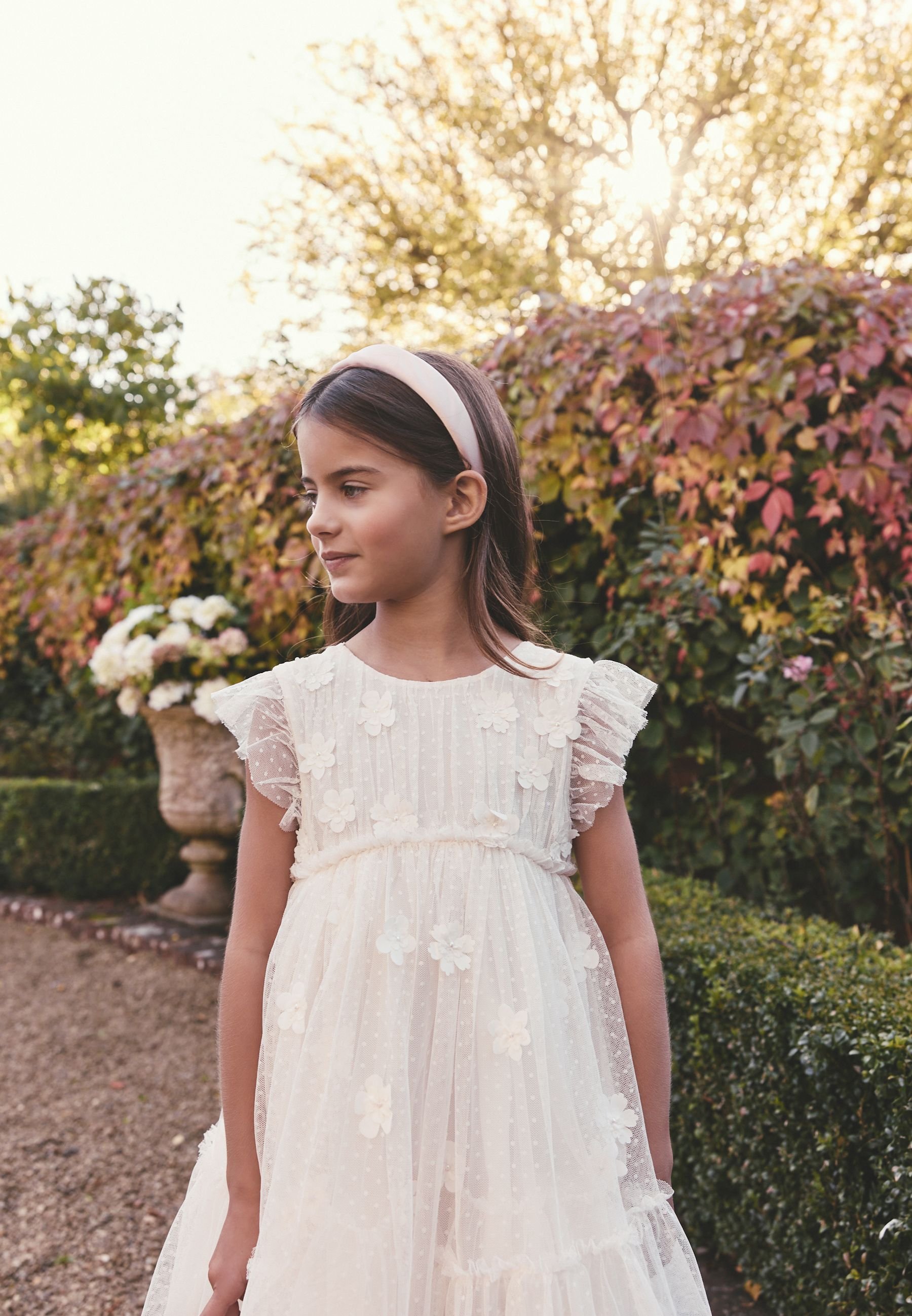 Next BRIDESMAID - REGULAR FIT - Cocktail dress / Party dress - ecru white  flower/white - Zalando