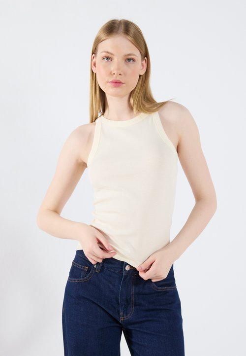 Top In Maglia A Costine, Panna | Intrend - Foto 12