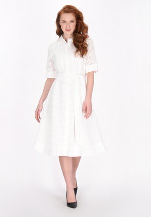 Shirt dress - white
