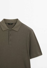 Massimo Dutti SHORT SLEEVE - Polo shirt - green