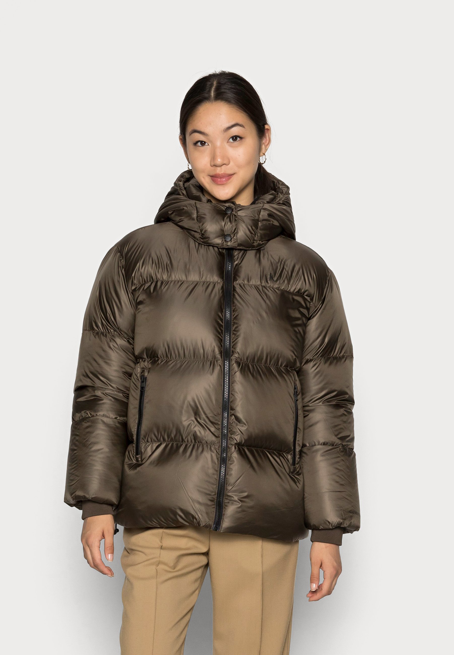 black calvin klein puffer
