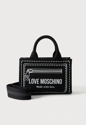Love Moschino, SIGNATURE LOVE - Дамска чанта - black