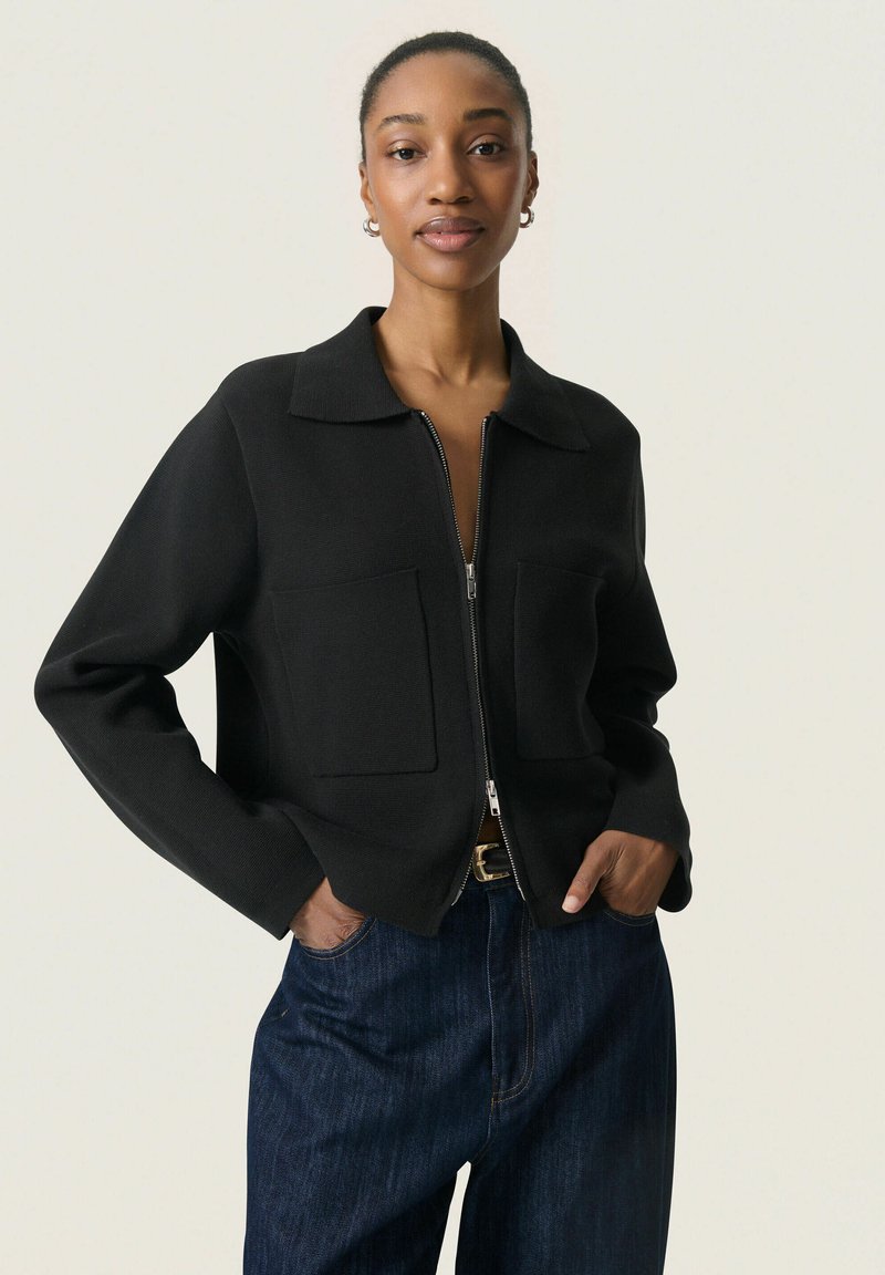 Soaked in Luxury AVENA  - Strickjacke - black