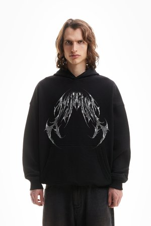 FAVELA CHROME METAL UNISEX - Felpa - black