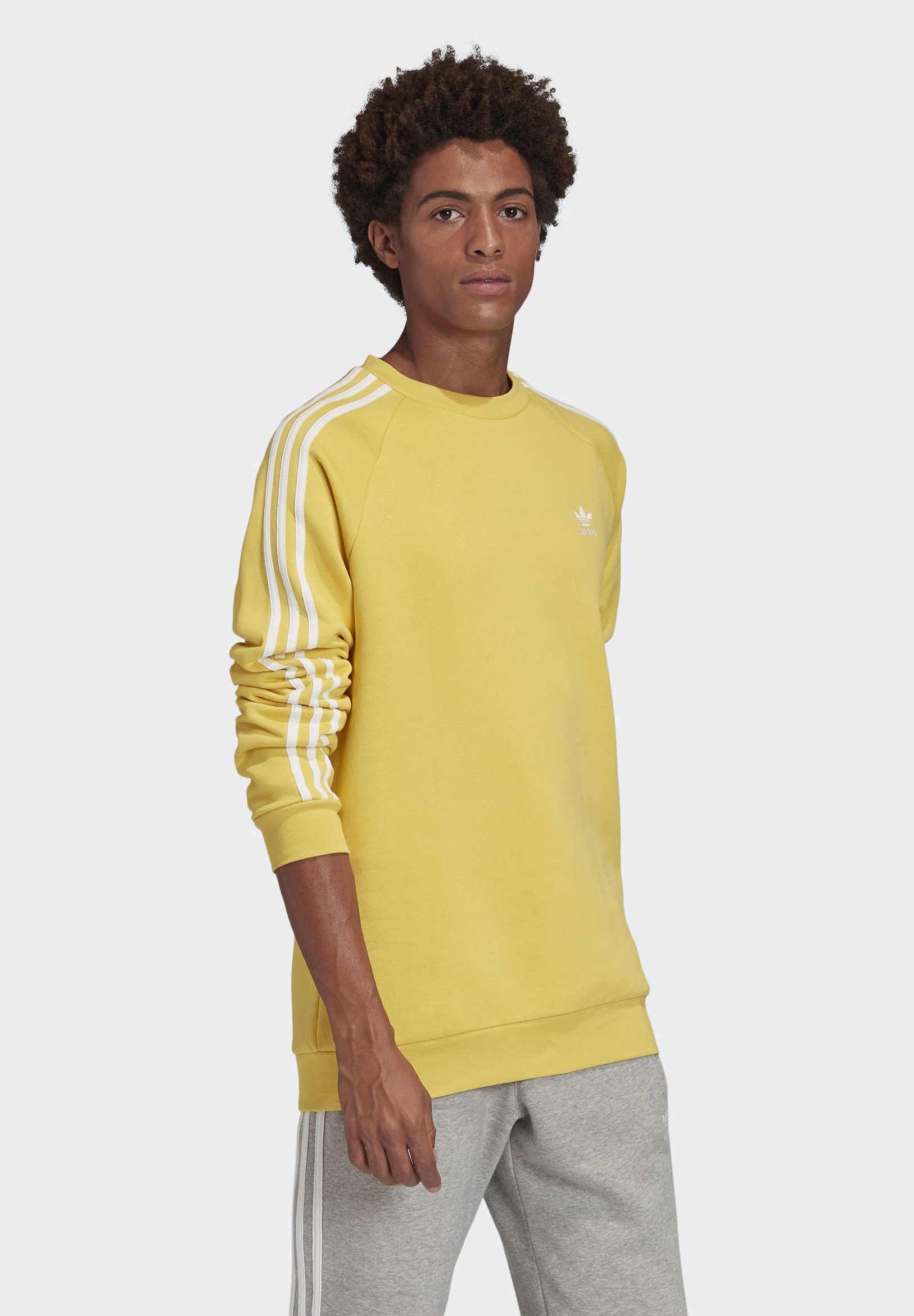 adidas sweat jaune