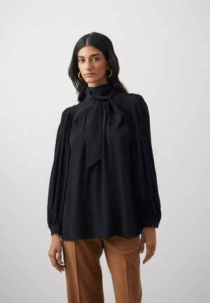 N°21 BLUSA TESSUTO - Πουκαμίσα με κουμπιά - nero