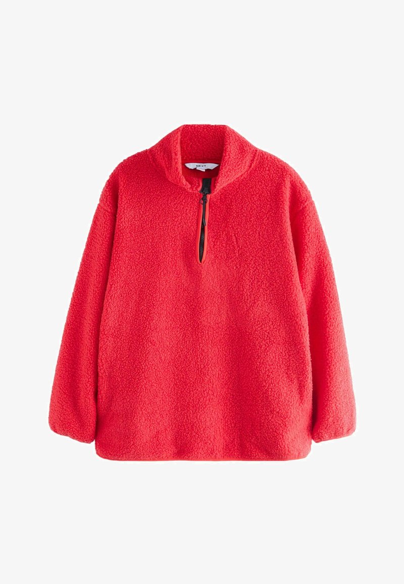 Next OUTDOOR BORG QUARTER ZIP - Fleecetrøjer - red/rød - Zalando.dk