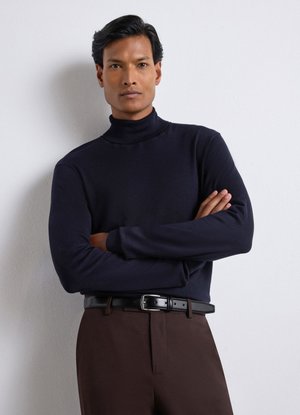 Calliope, MAGLIA TINTA UNITA - Maglione - blu calliope