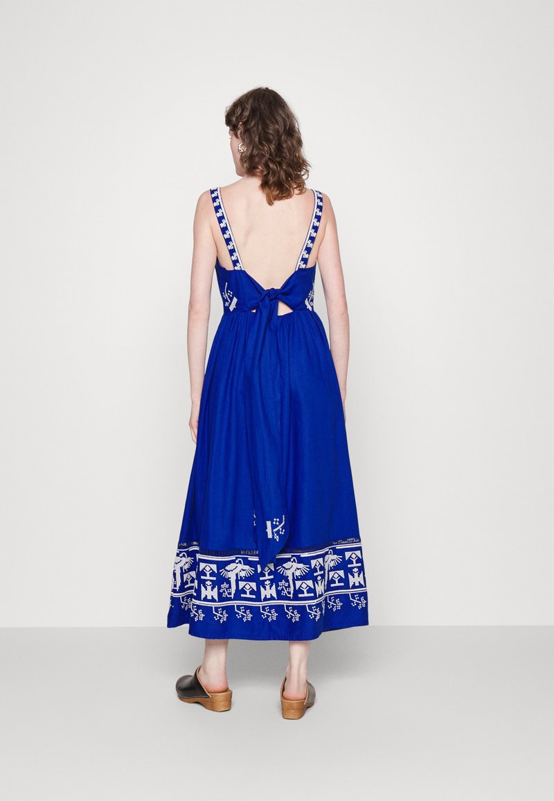 Damen Freizeitkleider | Farm Rio MACAW EMBROIDERED MAXI DRESS Maxikleid navy blue/mehrfarbig - CS58324 Damen Freizeitkleider | Farm Rio MACAW EMBROIDERED MAXI DRESS Maxikleid navy blue/mehrfarbig - CS58324
