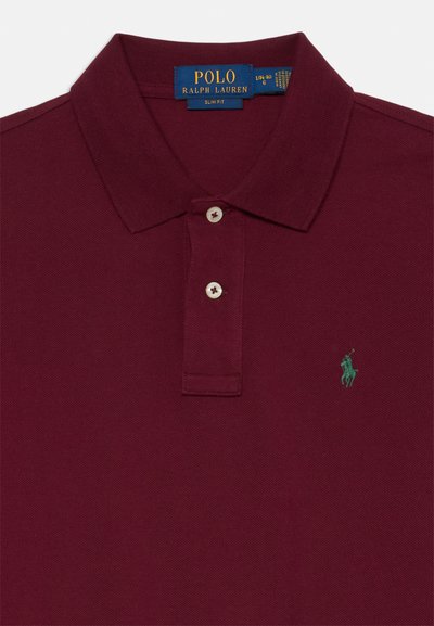 Polo Ralph Lauren SLIM FIT COTTON MESH POLO - Polo - classic wine
