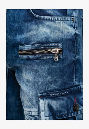 Cipo & Baxx, REGULAR FIT, niebieski denim