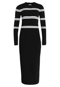 Envii Stickad klänning - black