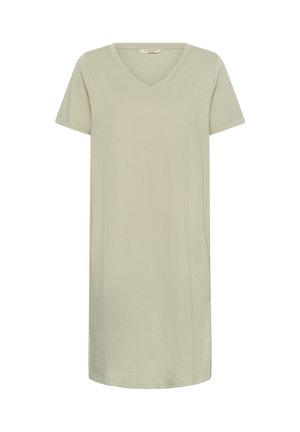 Love Copenhagen, LCDOMINIKA V-NECK SHORT T-SHIRT DRESS - Rochie din jerseu - seagrass