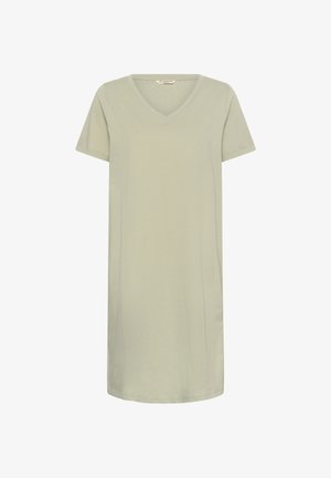 Love Copenhagen, LCDOMINIKA V-NECK SHORT T-SHIRT DRESS - Rochie din jerseu - seagrass
