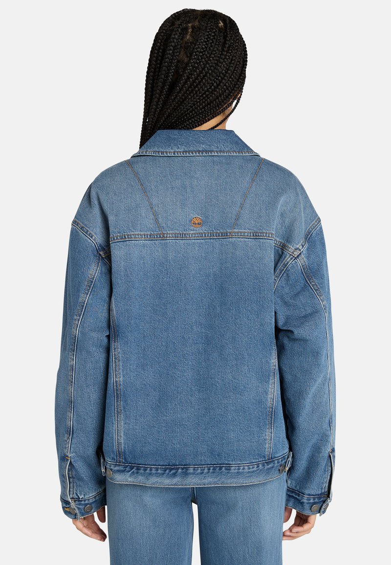 Timberland ARCHIVE INSULATED - Džínová bunda - medium blue