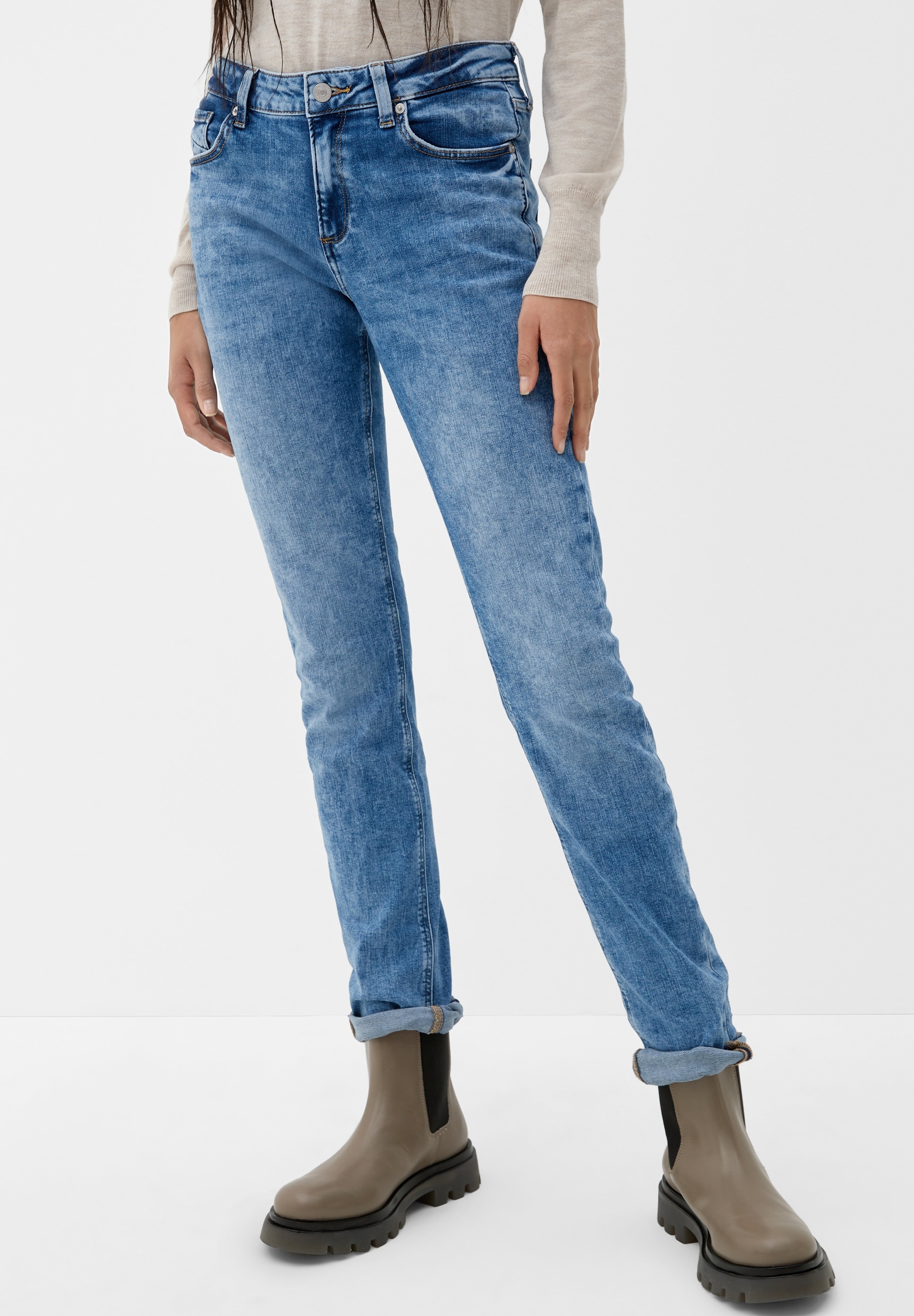 Dames Capri Slim leg broek SLIMS | MS Mode