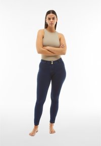 Freddy Vaqueros pitillo - dark jeans yellow seam