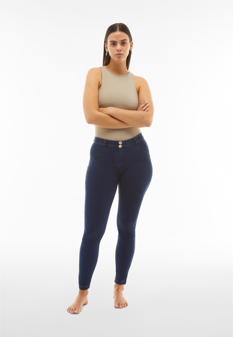 Freddy Vaqueros pitillo - dark jeans yellow seam