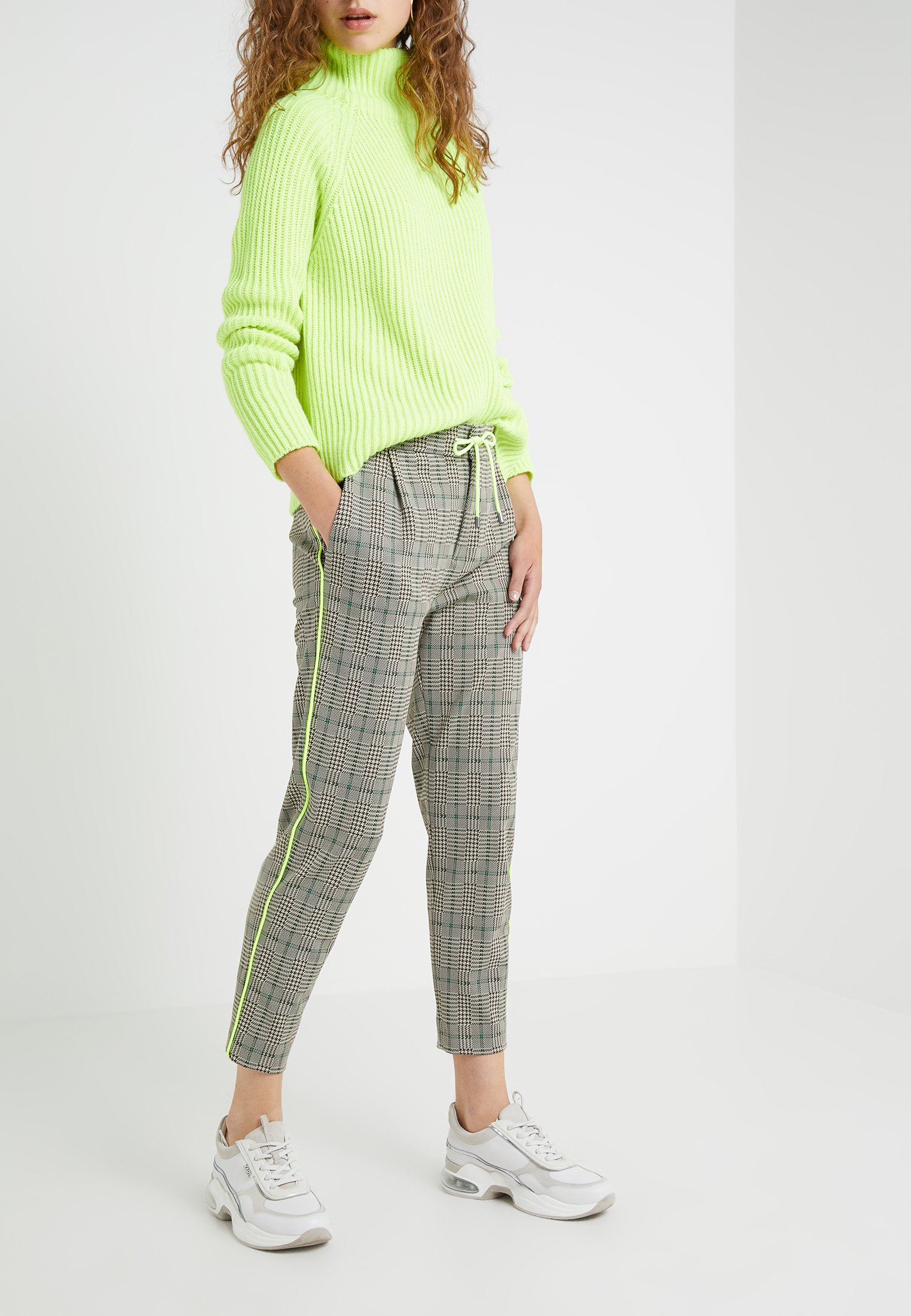 DRYKORN LEVEL Bukse check neon Zalando.no DRYKORN LEVEL Bukse check neon Zalando.no
