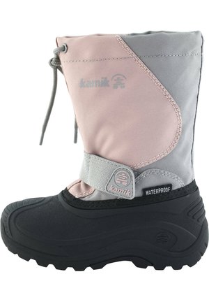 FOX - Lace-up boots - pink grey