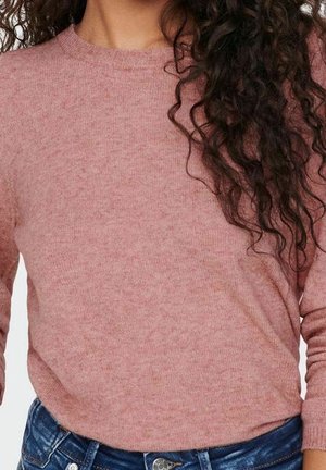 Stickad tröja - light pink