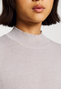 VILA Petite VIELANA - Robe pull - light grey melange