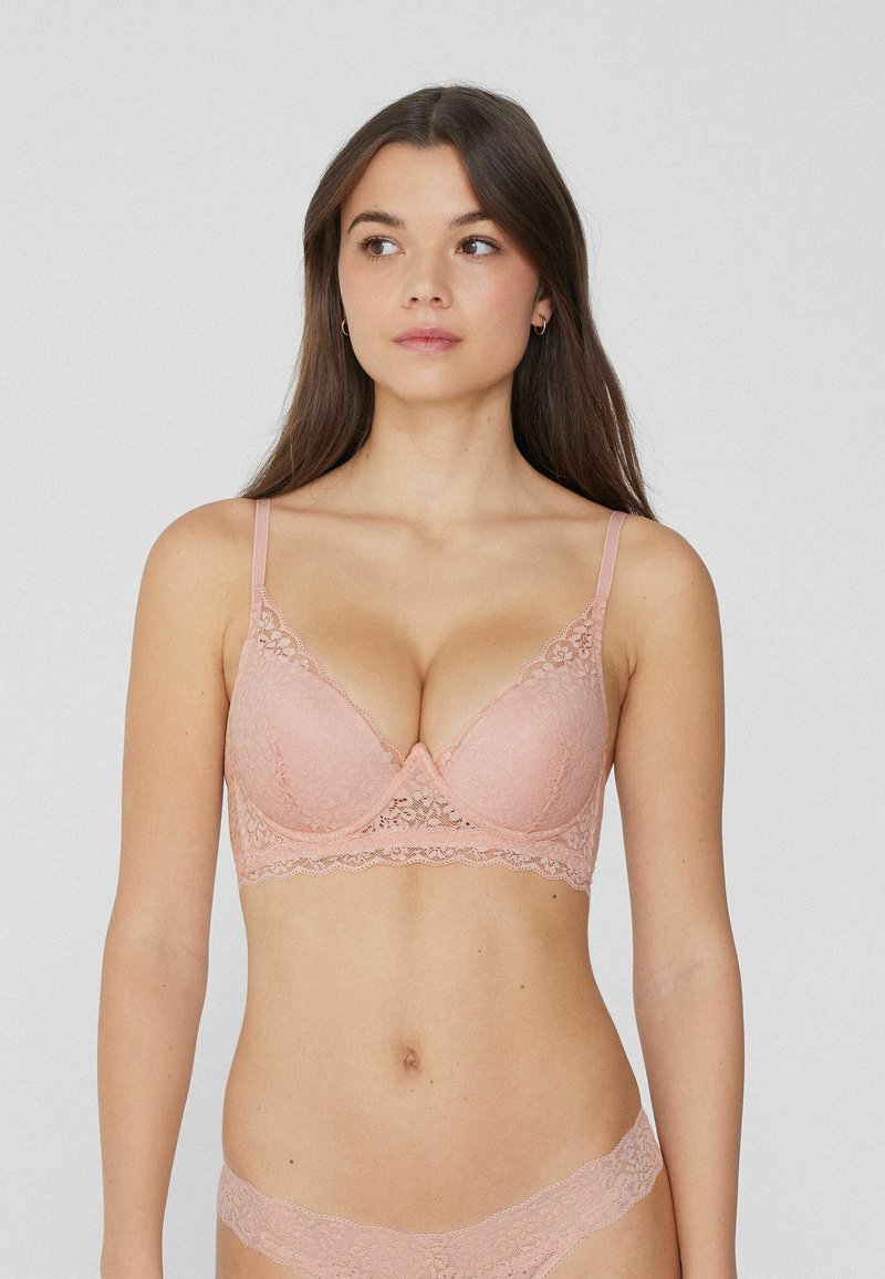 Tezenis ECO - Push-up podprsenka - hellrosa y powder rose