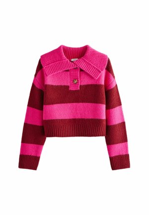 Next Pulover - pink stripe