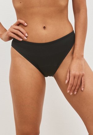 Next MEDIUM FLOW ESSENTIAL PERIOD KNICKERS 3 PACK HIGH LEG - Nohavičky/Slipy - black