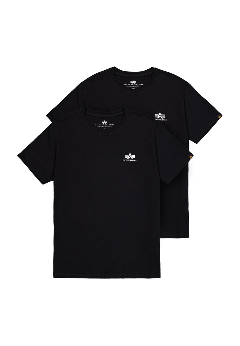 Alpha Industries T-shirt z nadrukiem czarny